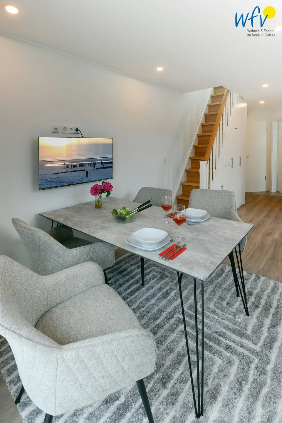 Haus Christa Ferienwohnung 4 Wangerooge - Essbereich