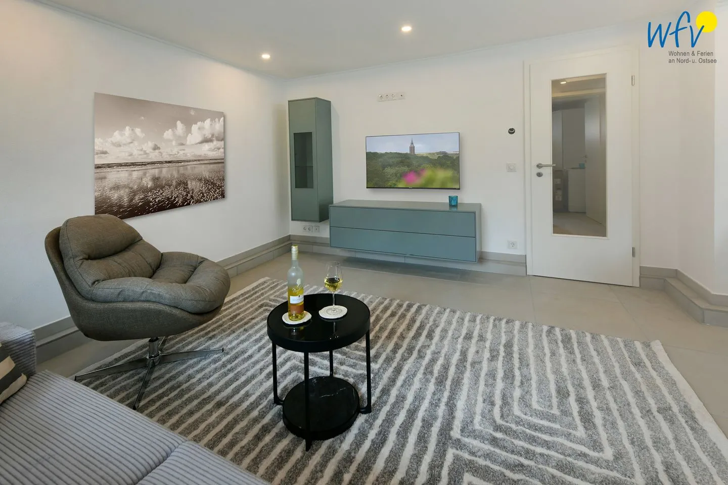 Haus Christa Ferienwohnung 1 Wangerooge - Wohnzimmer
