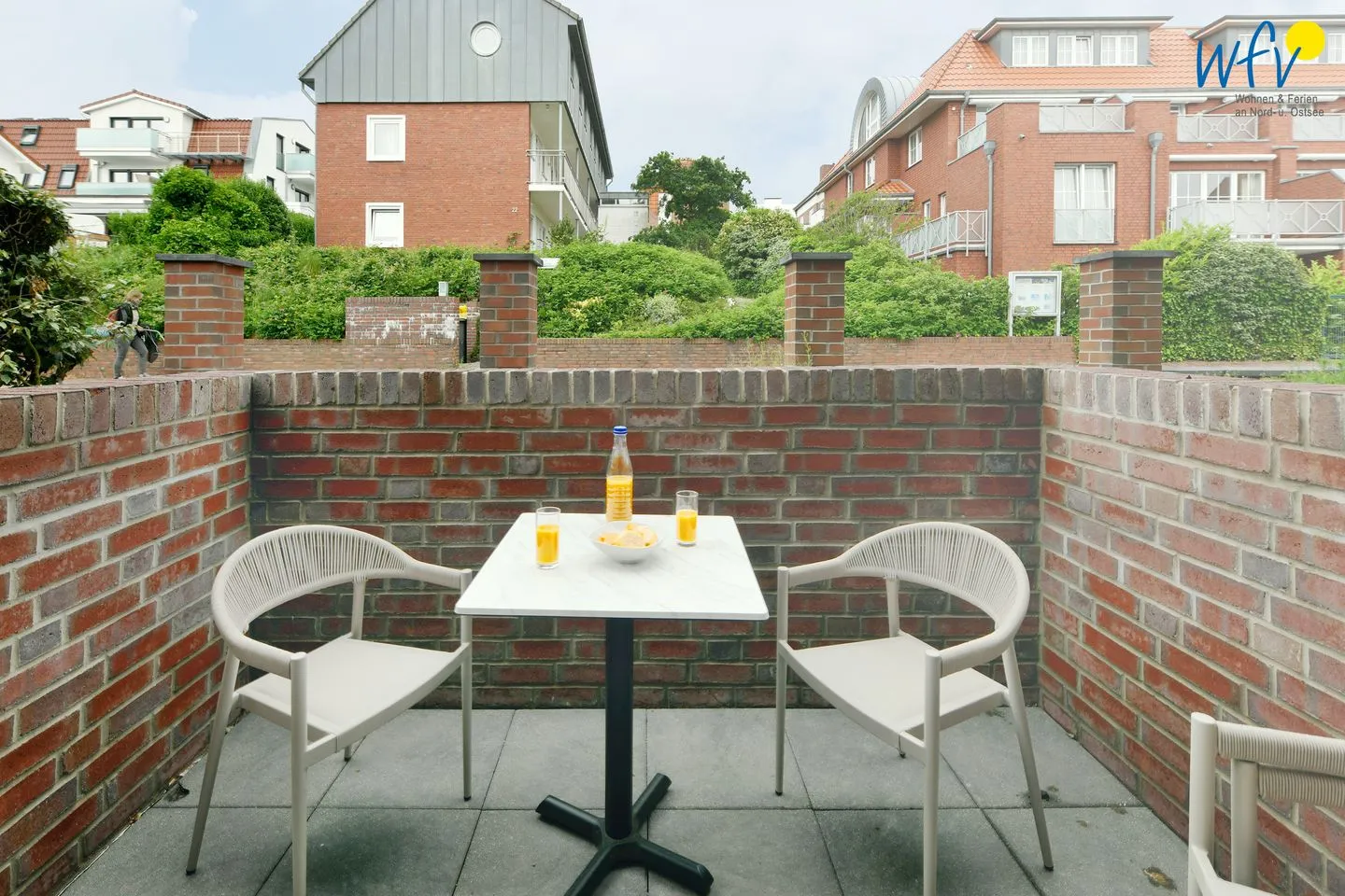 Haus Christa Ferienwohnung 1 Wangerooge - Balkon