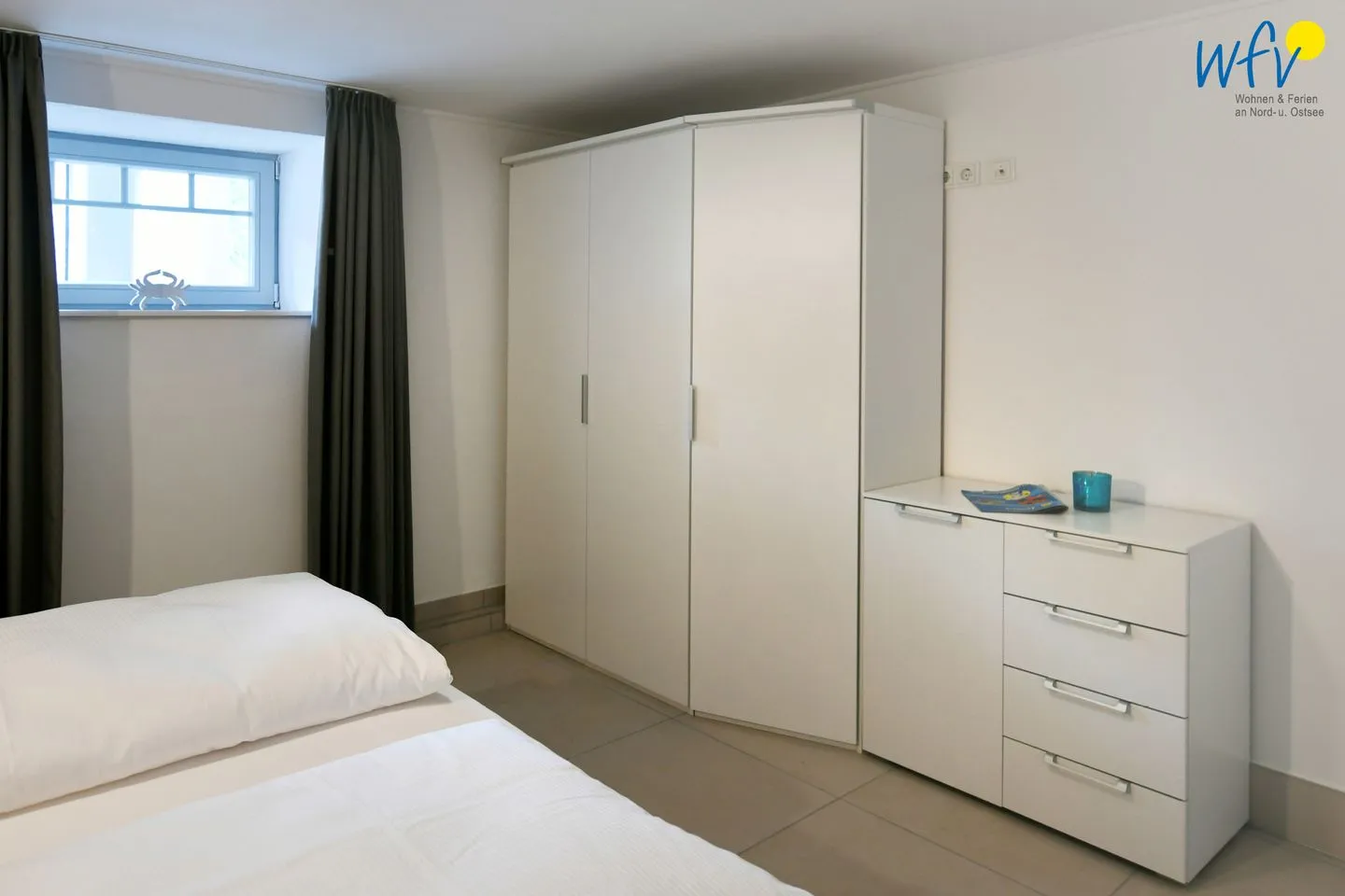 Haus Christa Ferienwohnung 1 Wangerooge - Schlafzimmer