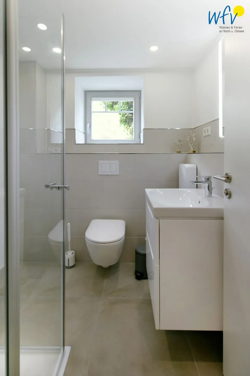 Haus Christa Ferienwohnung 1 Wangerooge - Badezimmer