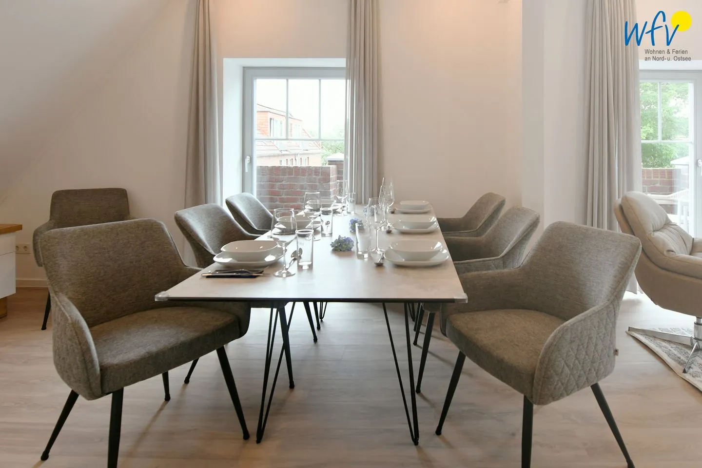 Haus Christa Ferienwohnung 6 Wangerooge - Essbereich