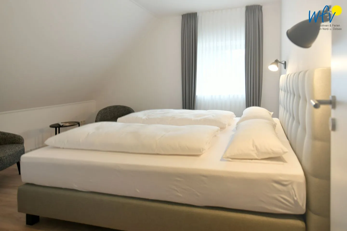 Haus Christa Ferienwohnung 6 Wangerooge - Schlafzimmer