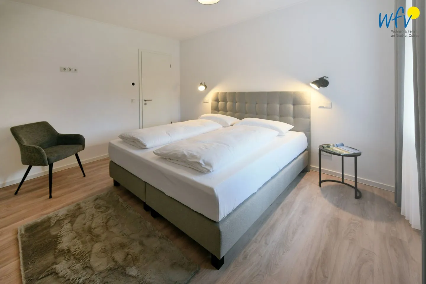 Haus Christa Ferienwohnung 6 Wangerooge - Schlafzimmer