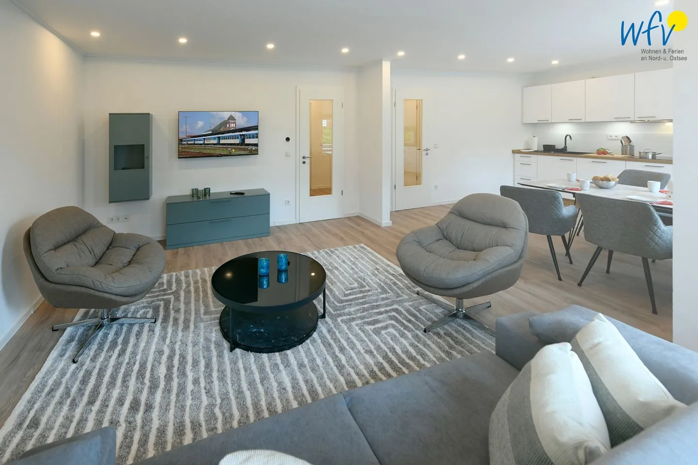 Haus Christa Ferienwohnung 3 Wangerooge - Wohnzimmer