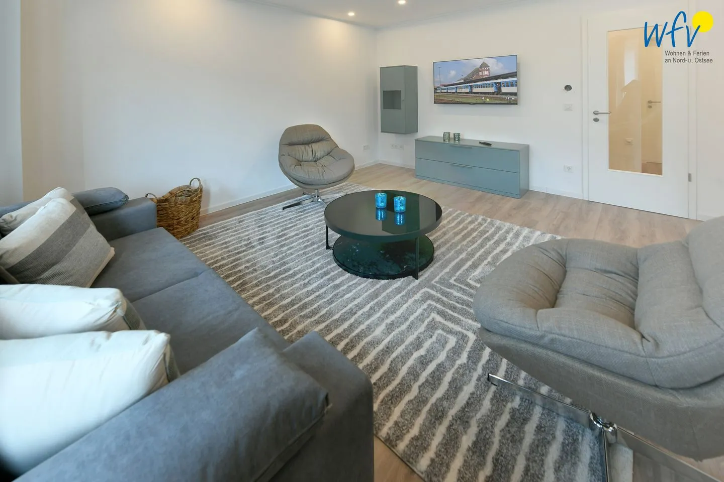 Haus Christa Ferienwohnung 3 Wangerooge - Wohnzimmer