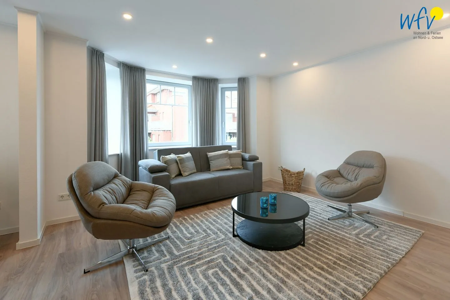 Haus Christa Ferienwohnung 3 Wangerooge - Wohnzimmer