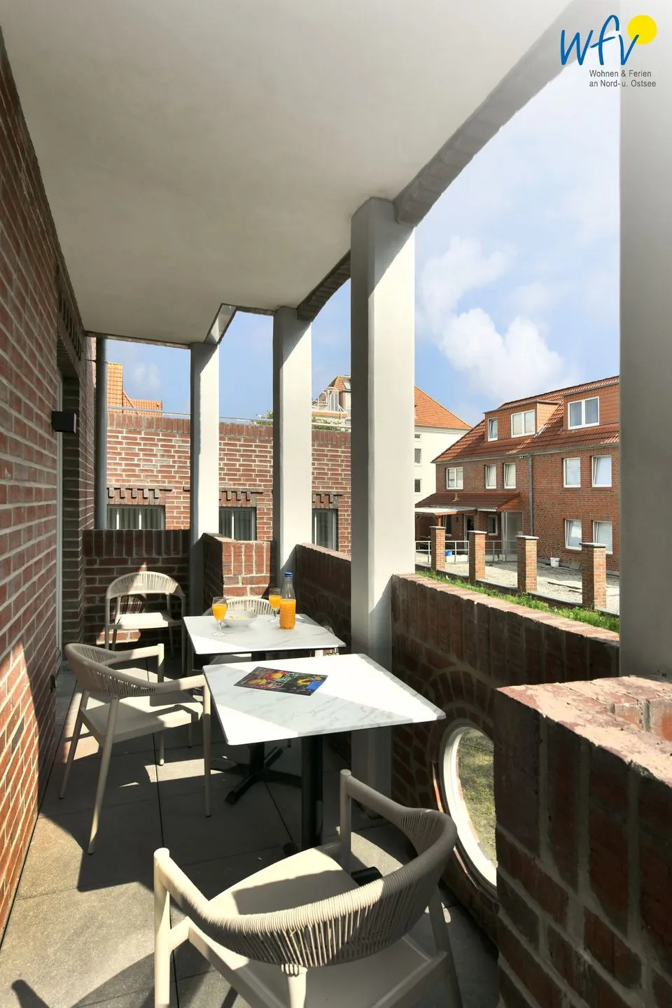 Haus Christa Ferienwohnung 3 Wangerooge - Balkon