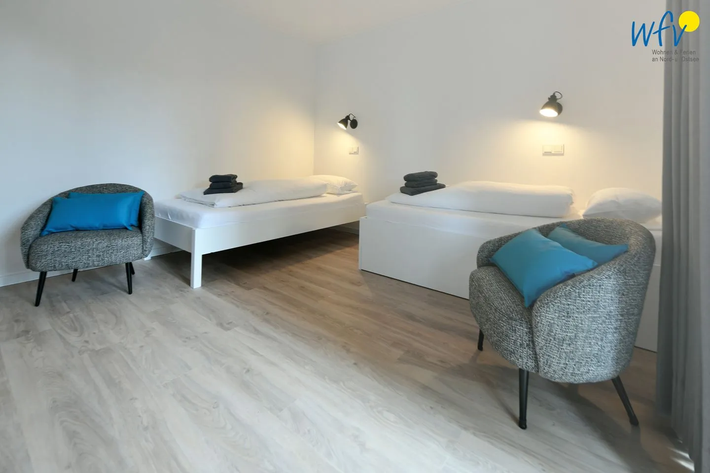 Haus Christa Ferienwohnung 3 Wangerooge - Schlafzimmer