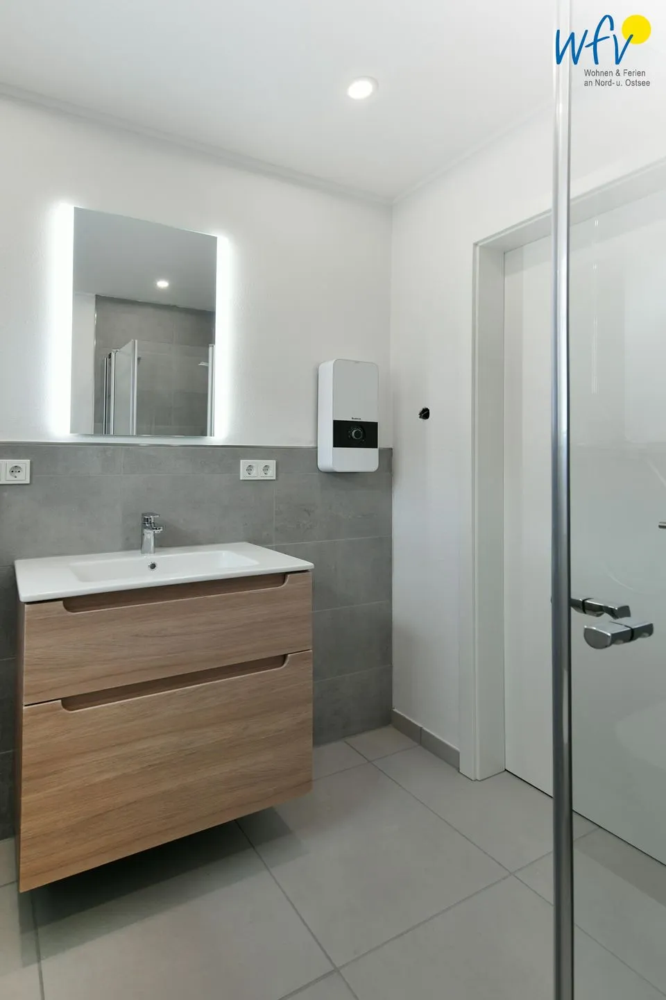 Haus Christa Ferienwohnung 3 Wangerooge - Badezimmer