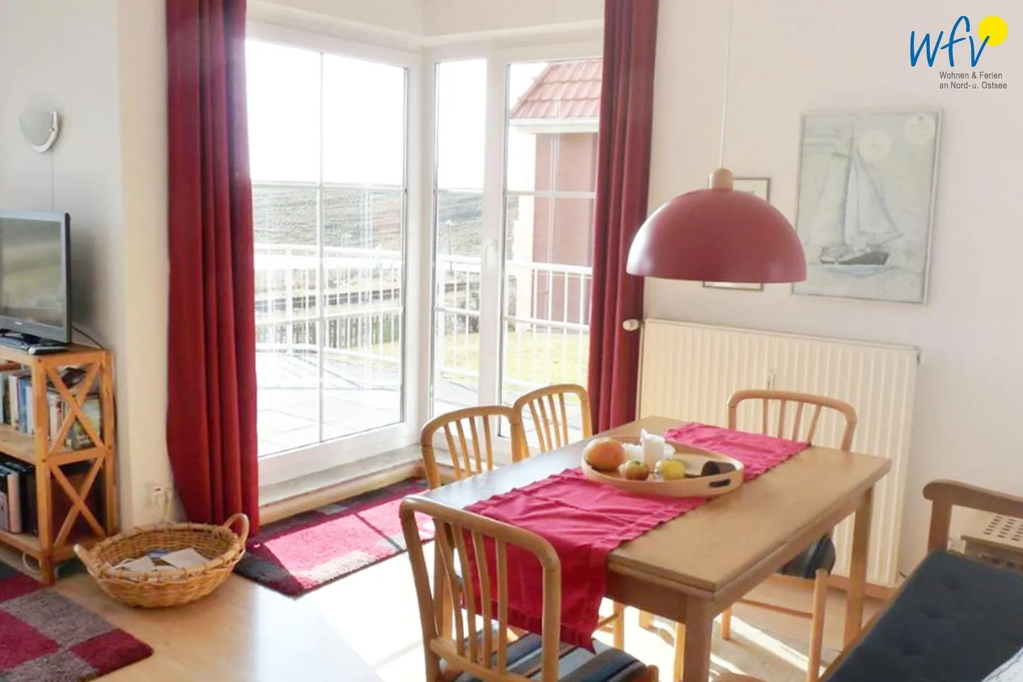 Haus Lagune am Wattenmeer Ferienwohnung 3 Wangerooge - Wohnzimmer