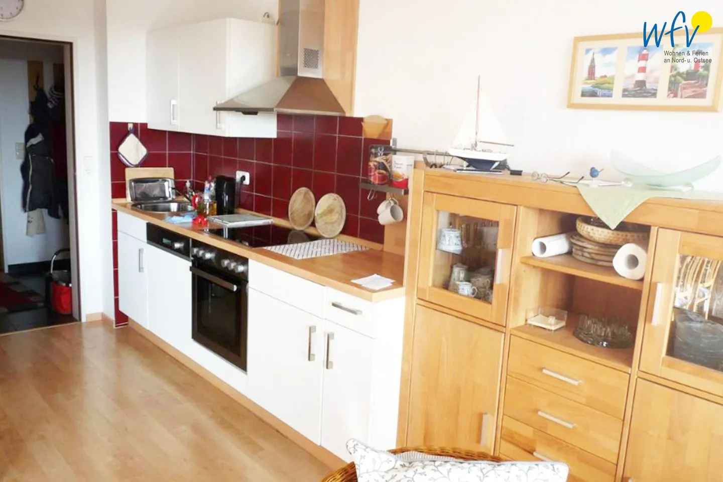 Haus Lagune am Wattenmeer Ferienwohnung 3 Wangerooge - Küche / Küchenzeile