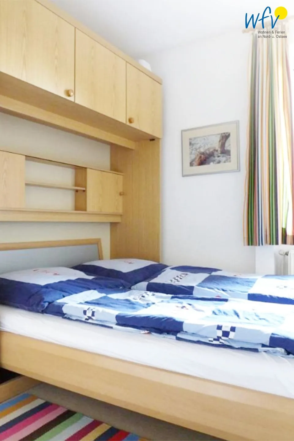 Haus Lagune am Wattenmeer Ferienwohnung 3 Wangerooge - Schlafzimmer