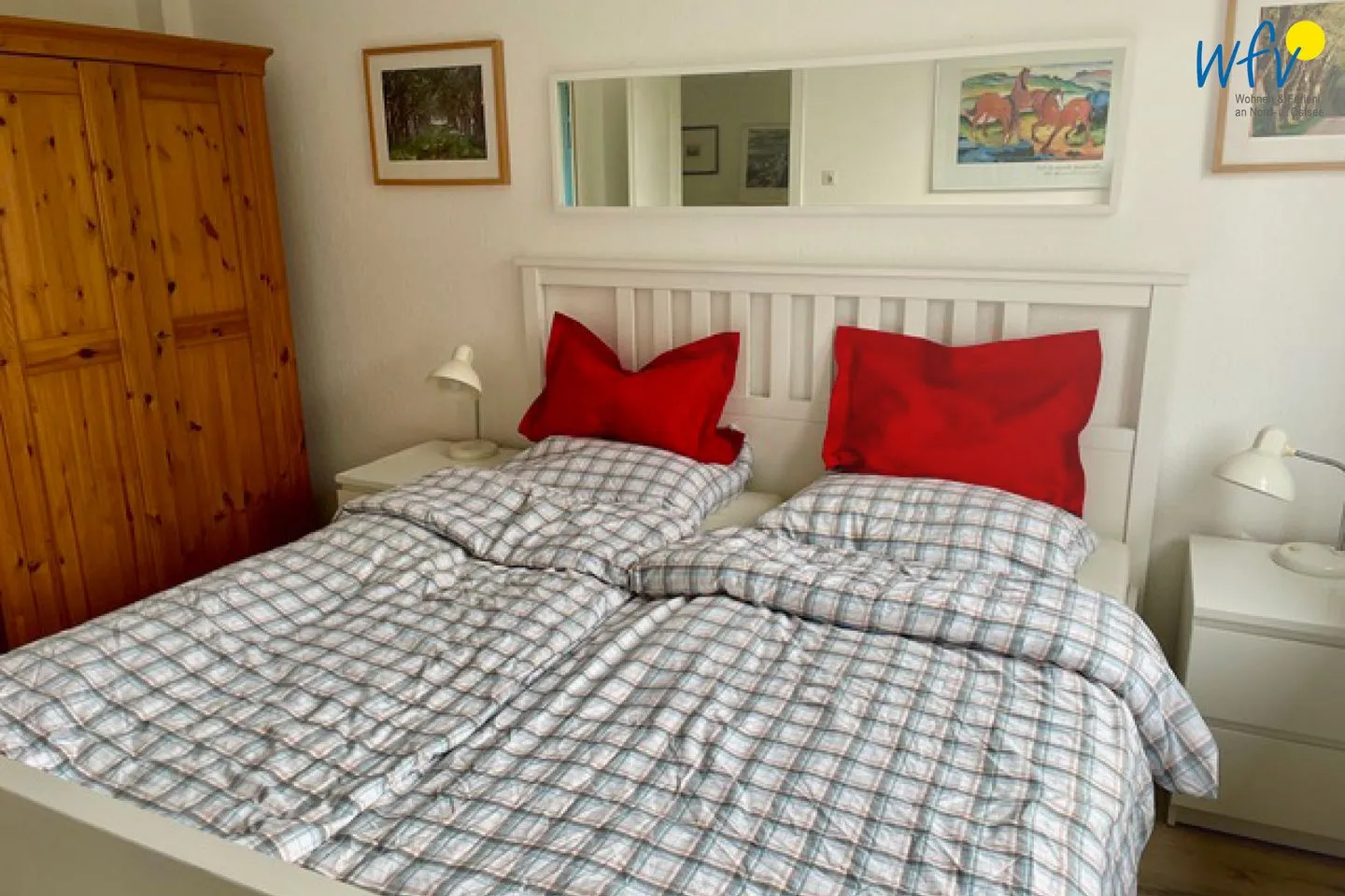Ferienhaus Caterlieschen Ferienwohnung 1 Juist - Schlafzimmer