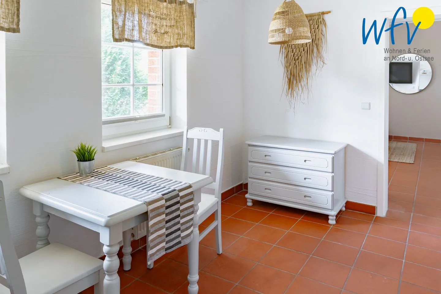 Ferienhaus am Gutspark Dranske Ferienwohnung Strandhafer Rügen - Dranske - Küche / Küchenzeile