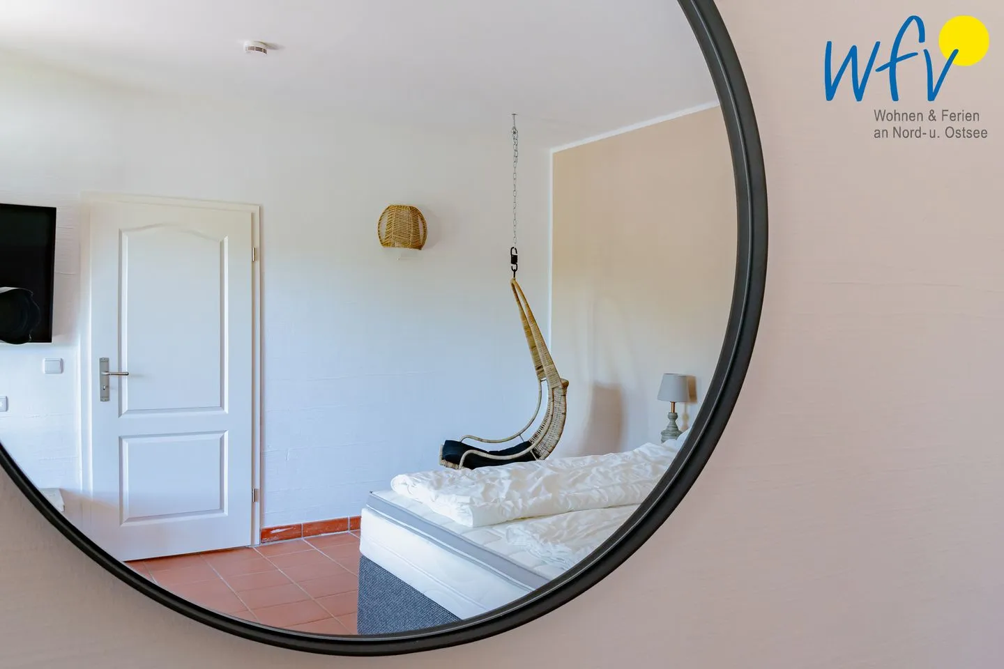 Ferienhaus am Gutspark Dranske Ferienwohnung Strandhafer Rügen - Dranske - Schlafzimmer