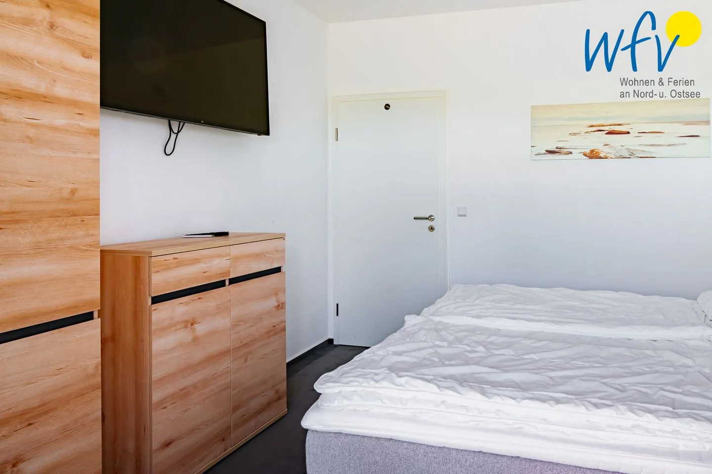 Ferienhaus am Gutspark Dranske Ferienwohnung Sonnentag Rügen - Dranske - Schlafzimmer
