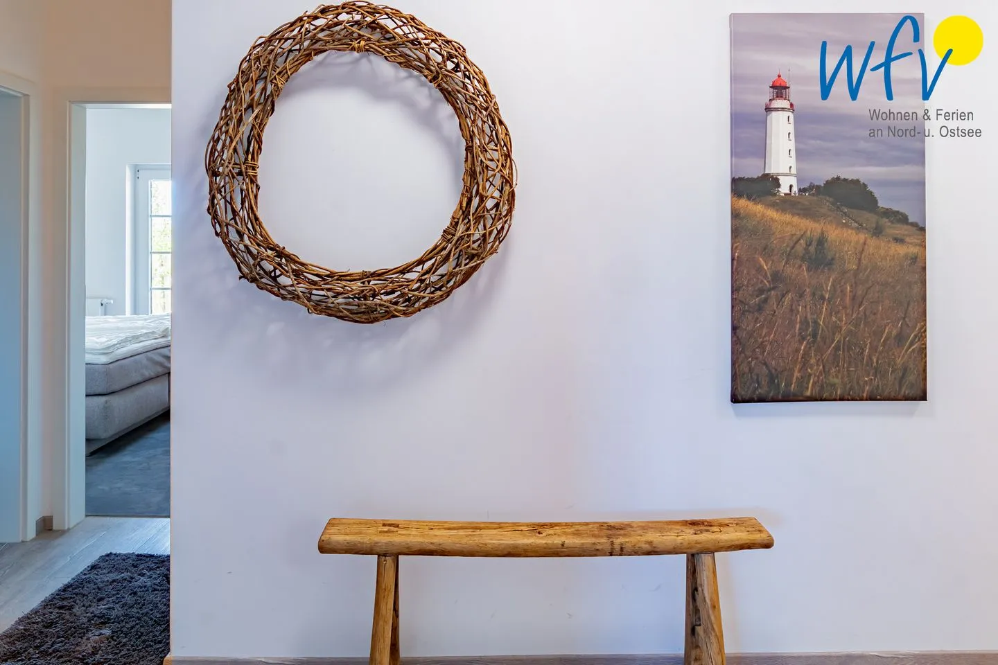Ferienhaus am Gutspark Dranske Ferienwohnung Sonnentag Rügen - Dranske - Flur