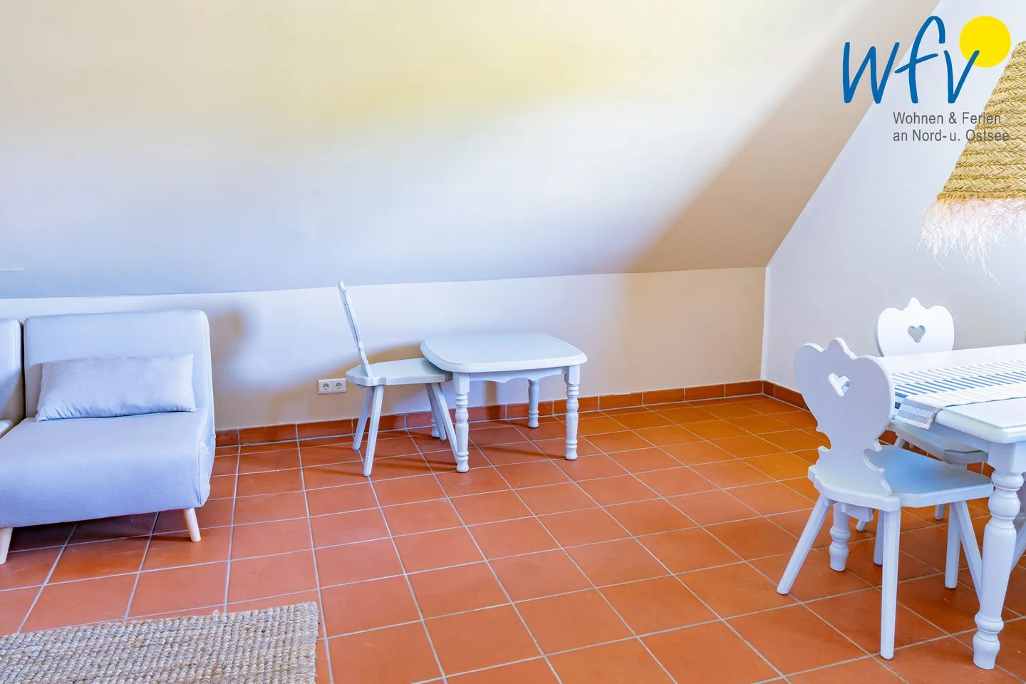 Ferienhaus am Gutspark Dranske Ferienwohnung Sonnenrose Rügen - Dranske - Schlafzimmer