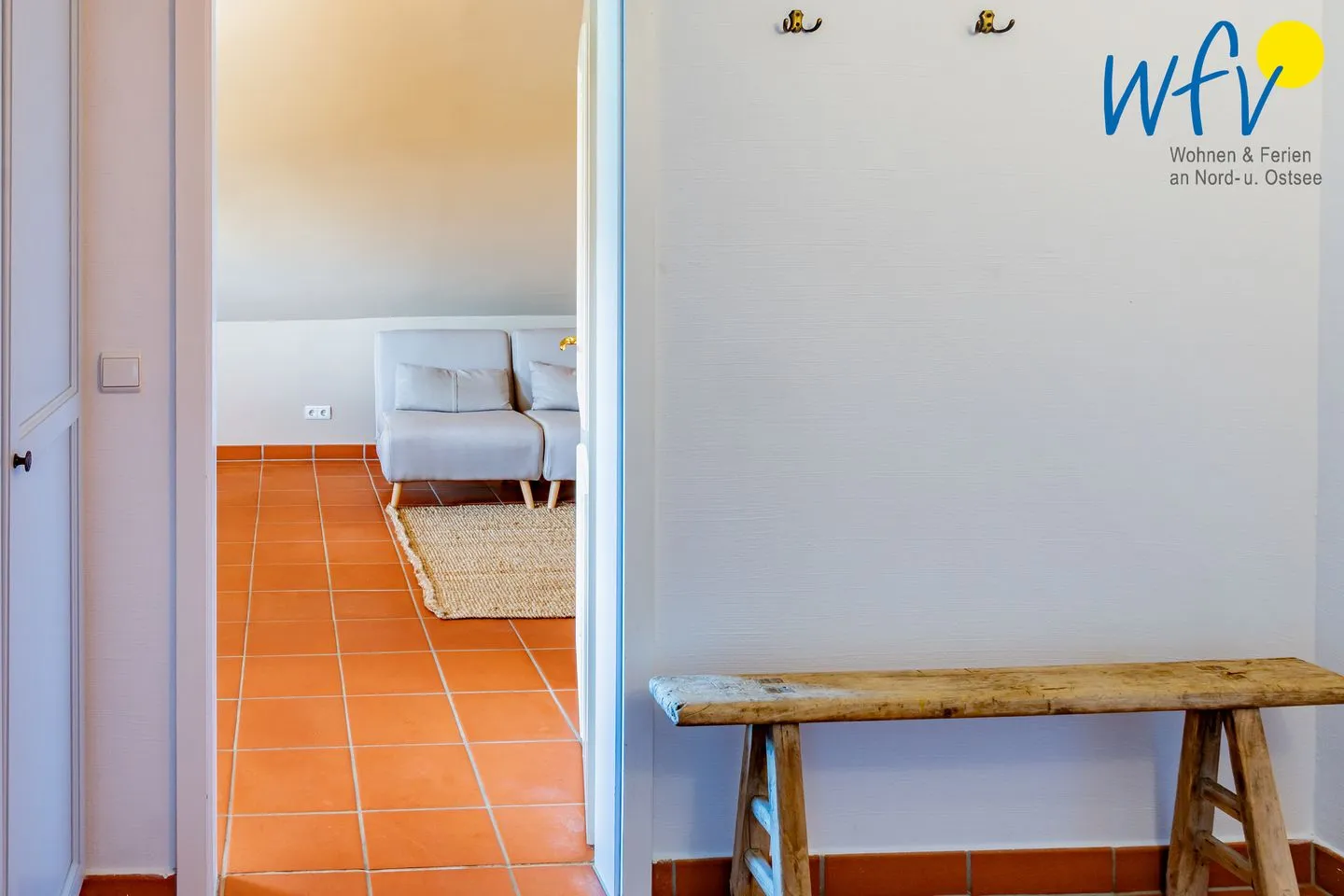 Ferienhaus am Gutspark Dranske Ferienwohnung Sonnenmorgen Rügen - Dranske - Flur