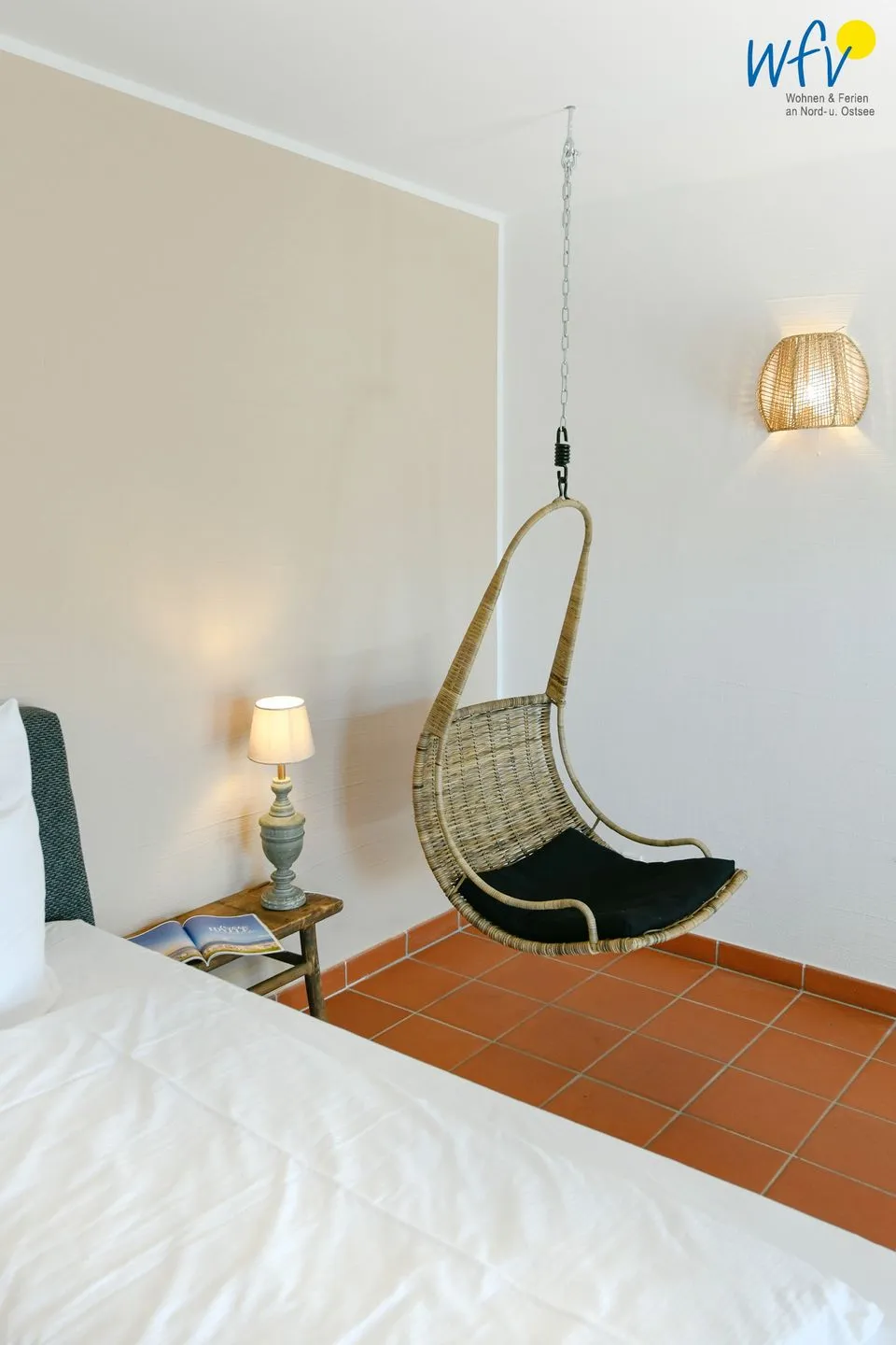Ferienhaus am Gutspark Dranske Ferienwohnung Strandhafer Rügen - Dranske - Schlafzimmer