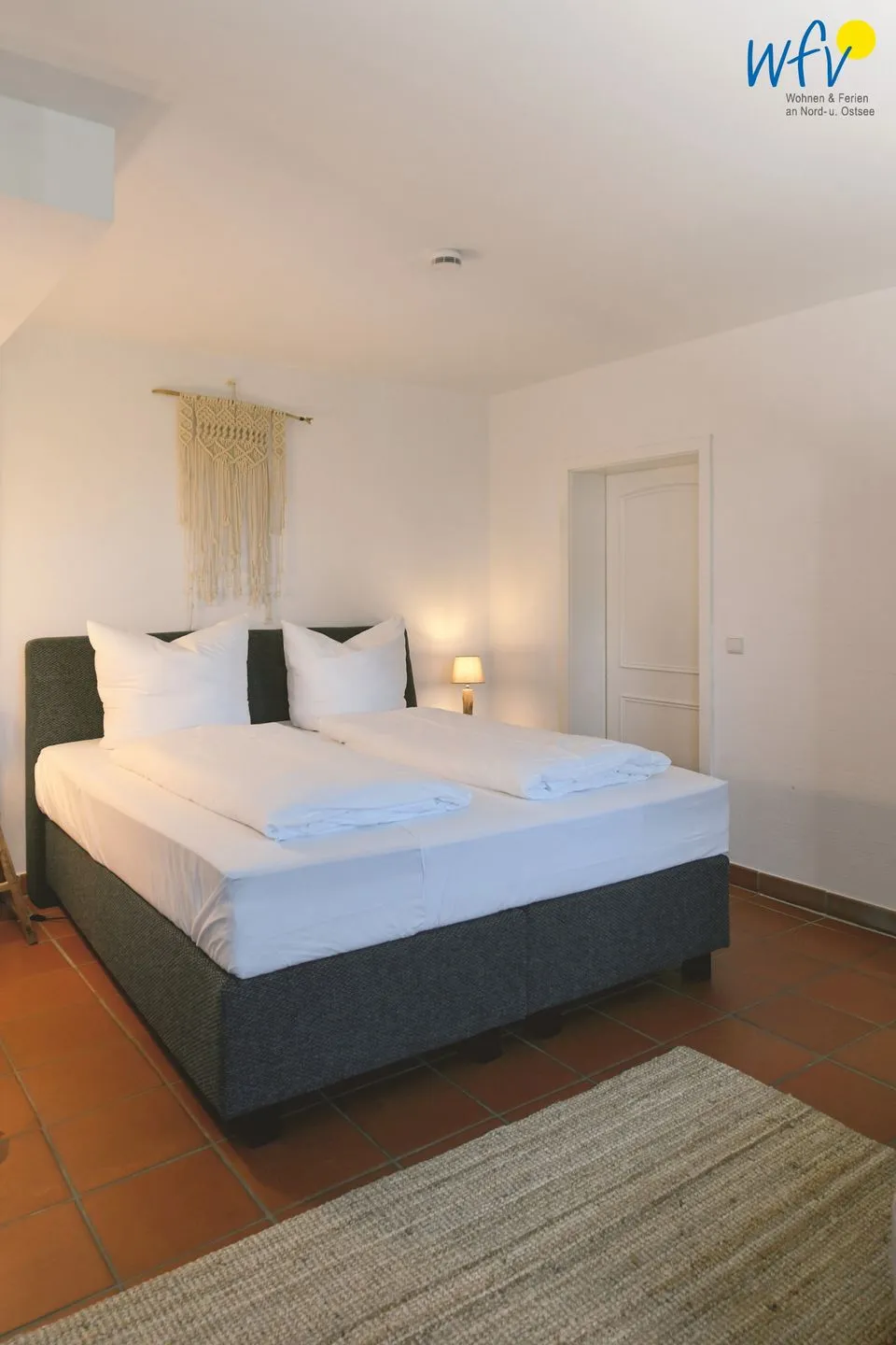 Ferienhaus am Gutspark Dranske Ferienwohnung Strandflieder Rügen - Dranske - Schlafzimmer