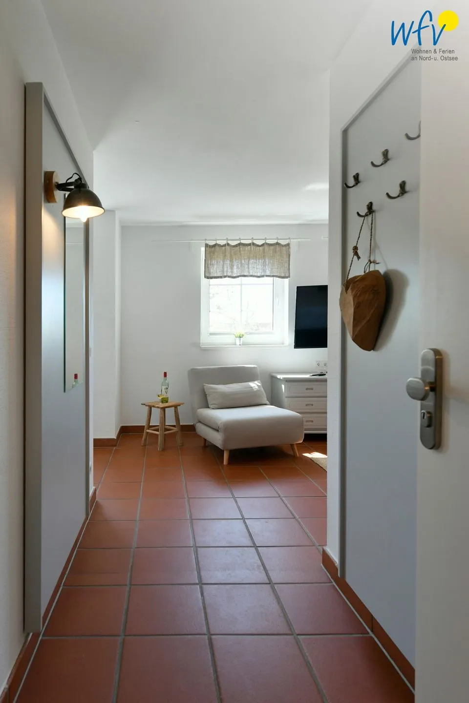 Ferienhaus am Gutspark Dranske Ferienwohnung Sandglöckchen Rügen - Dranske - Flur