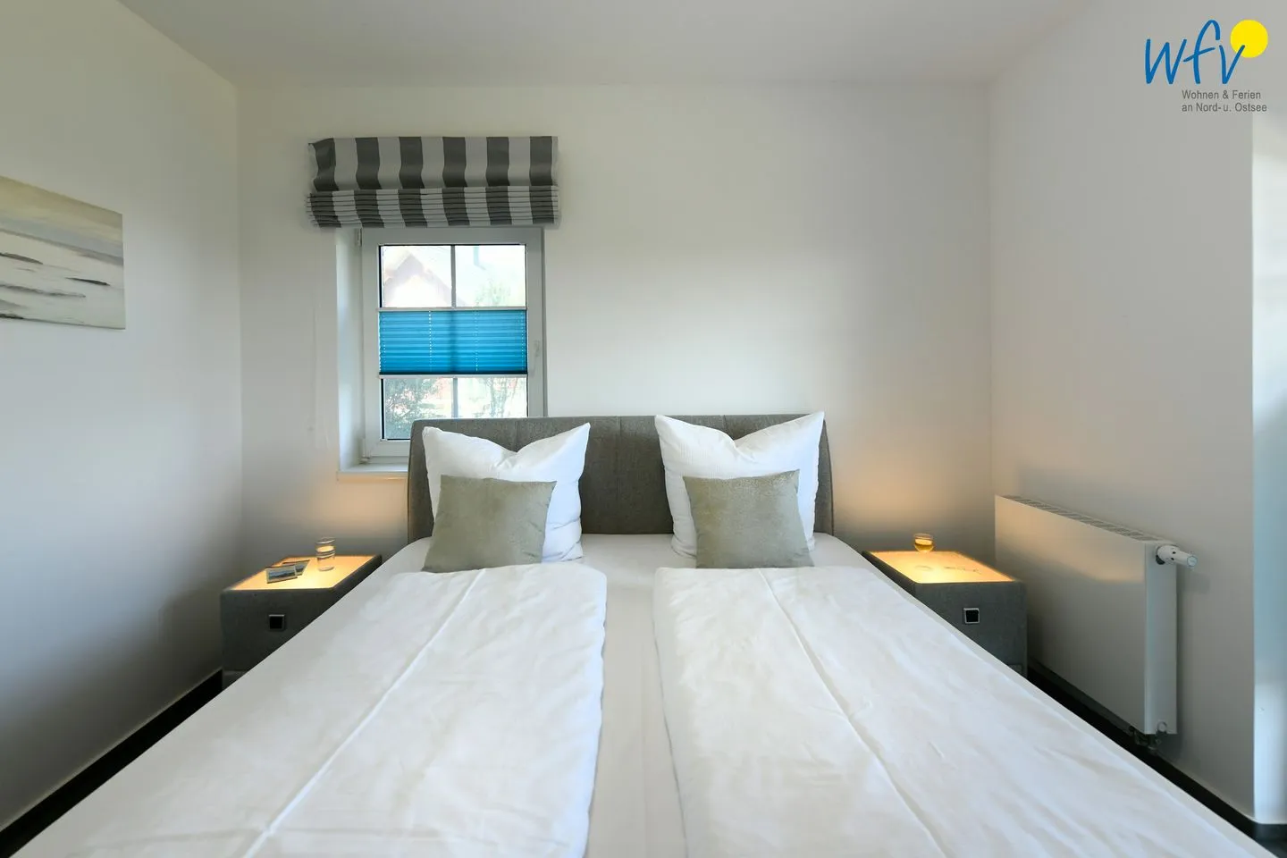 Ferienhaus am Gutspark Dranske Ferienwohnung Sonnentag Rügen - Dranske - Schlafzimmer