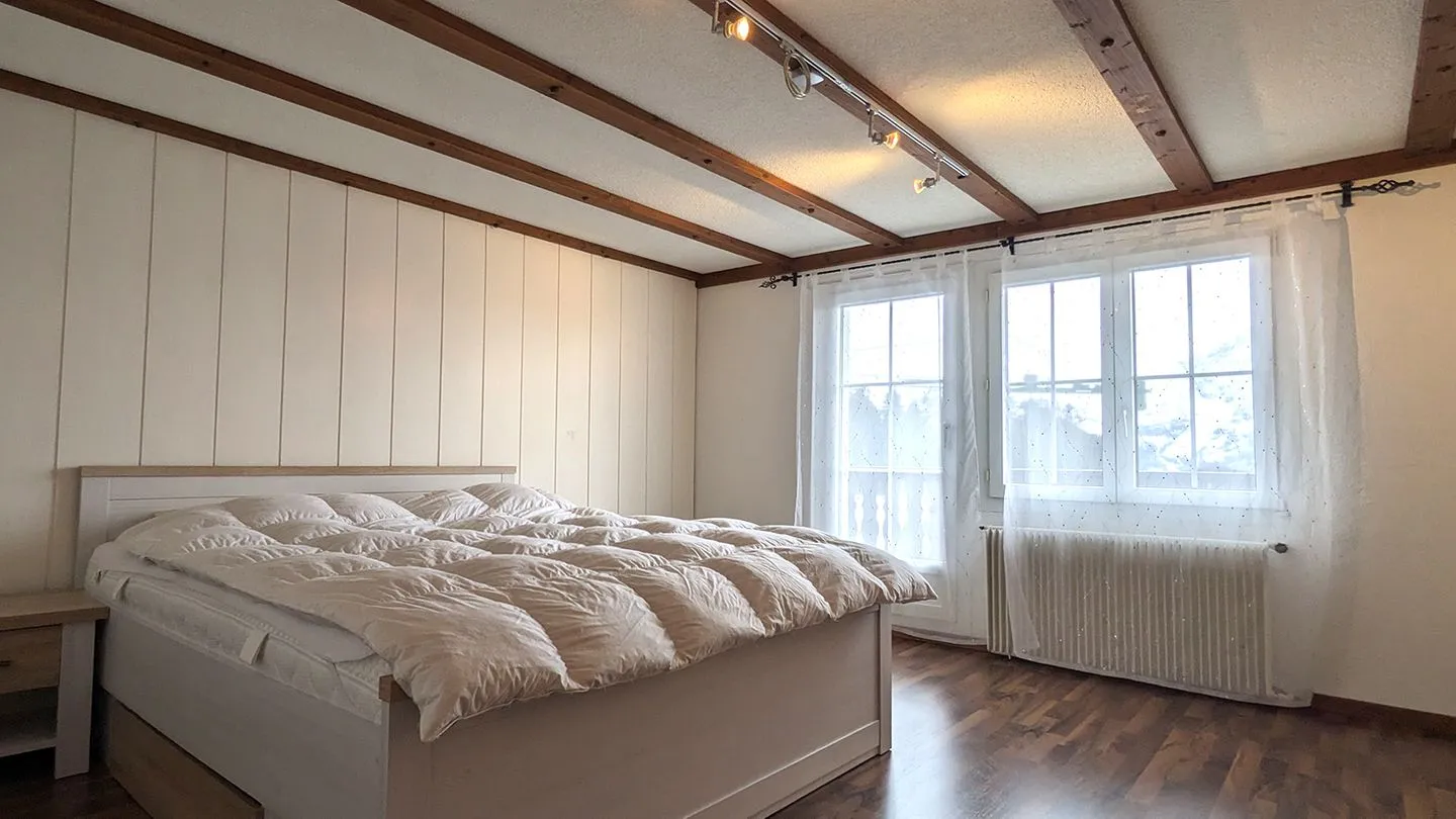 Ferienwohnung im Hotel Arvenbüel Arvenbüel - Bedroom