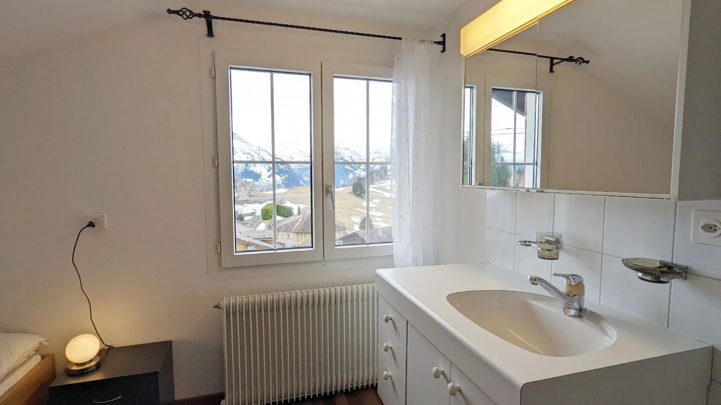 Ferienwohnung im Hotel Arvenbüel Arvenbüel - Bedroom