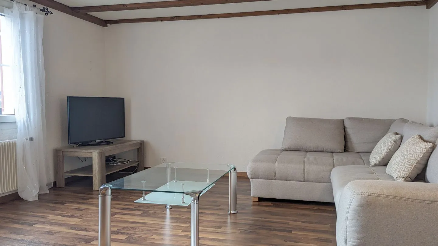 Ferienwohnung im Hotel Arvenbüel Arvenbüel - Living room