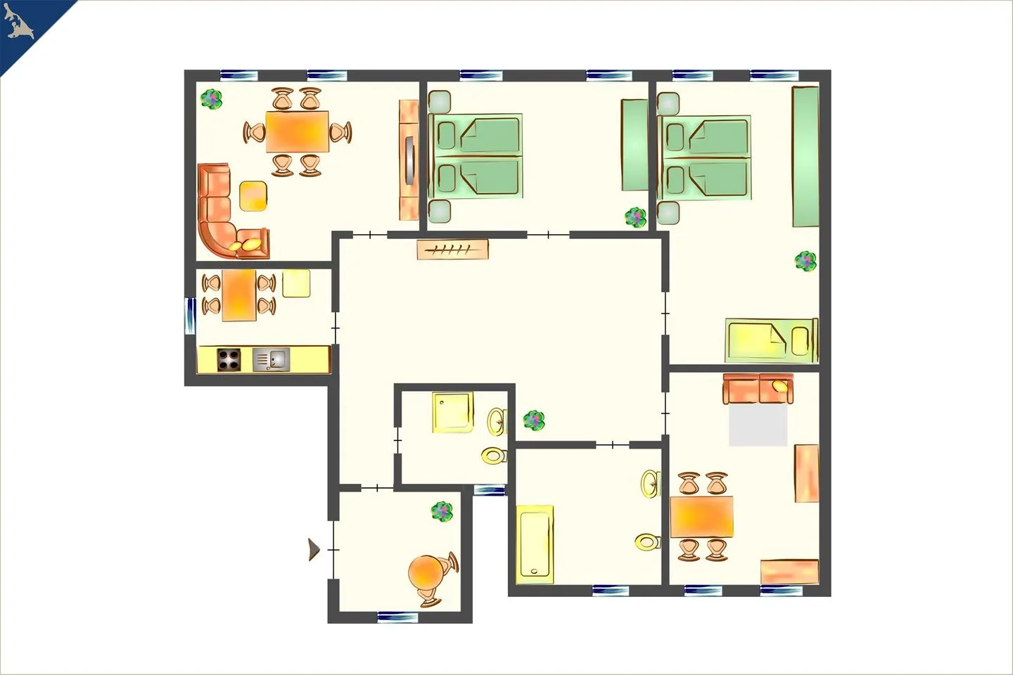 Ferienhaus Mellenthin Mellenthin - Ferienhaus Mellenthin