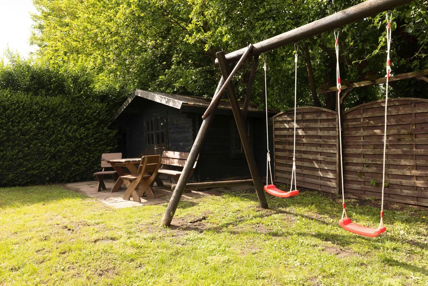 (BIR45) Ferienhaus Dat Hes-Hus Niendorf - Spielanlage