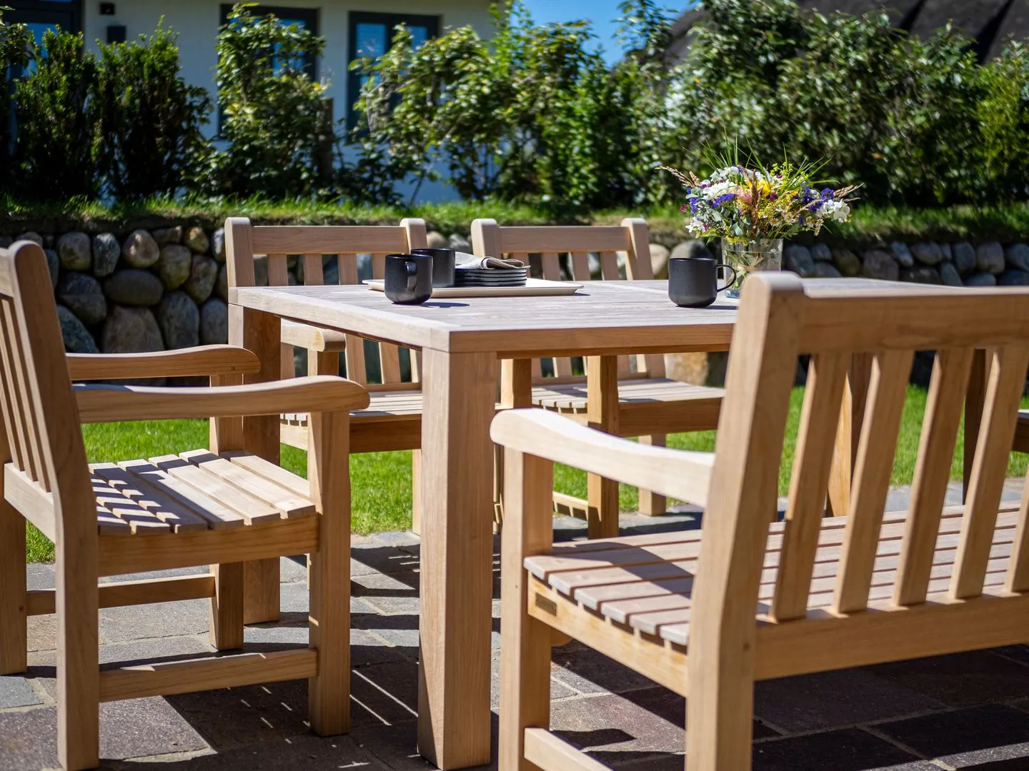 Hus Gode Sted Wenningstedt - Terrasse