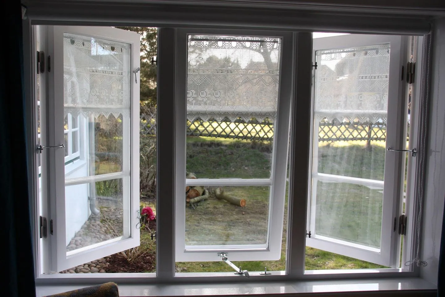 Friesenhaus Amrum Hommelkasche Süddorf auf Amrum - Schlafzimmer 2 in der Friesenhaushälfte Hommelkasche in Süddorf auf der Nordseeinsel Amrum