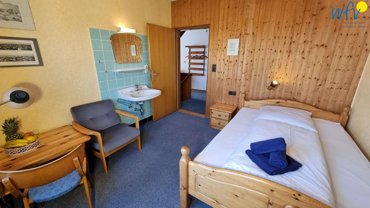 Haus Feldmann Ferienwohnung Lüttje Dröm Borkum - Schlafzimmer
