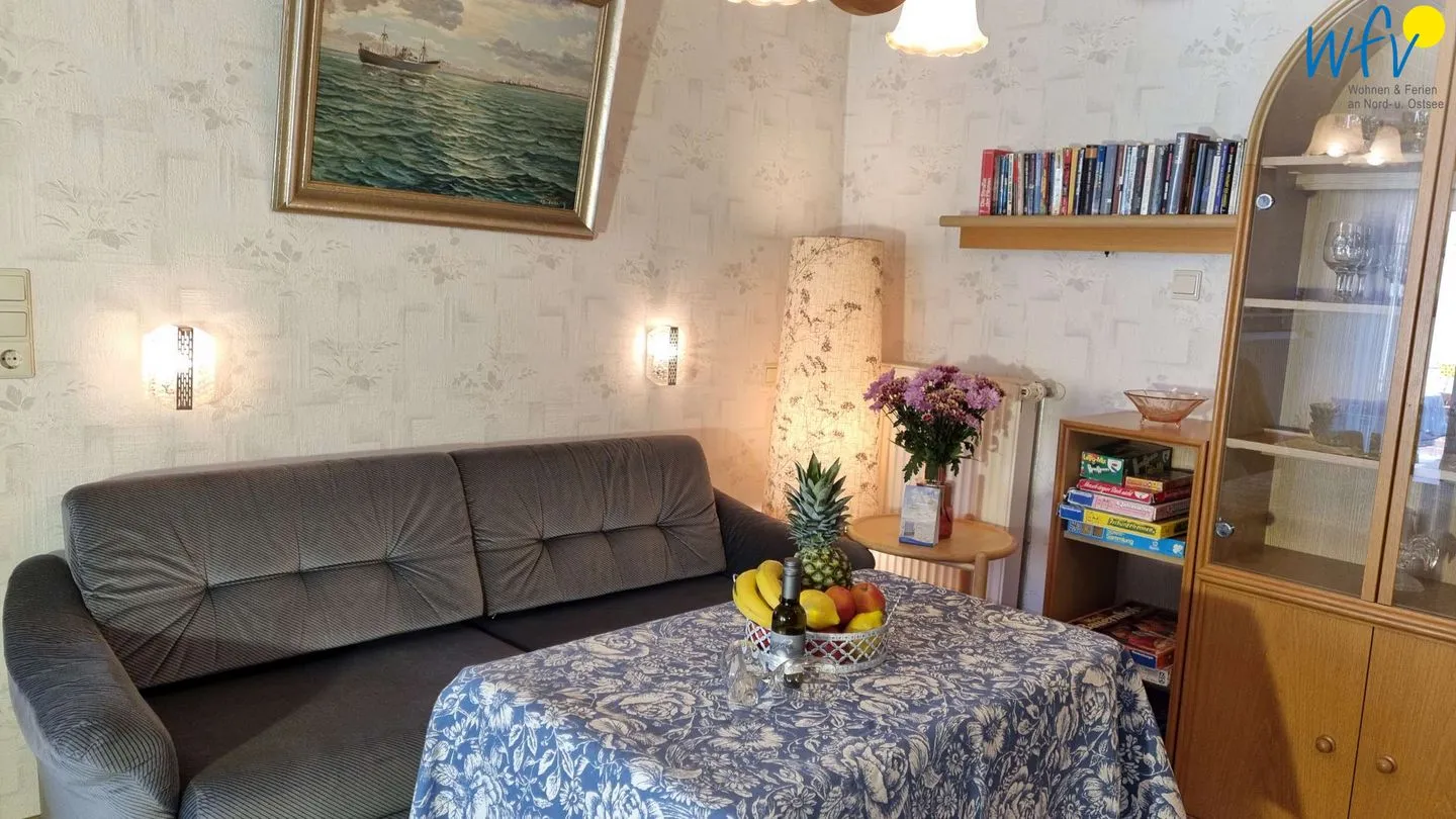 Haus Feldmann Bungalow Fürstenflügel Borkum - Wohnzimmer