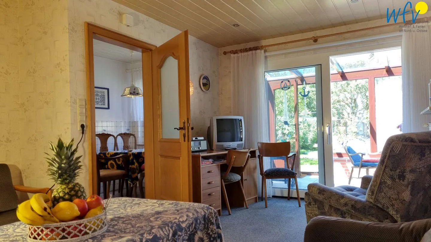 Haus Feldmann Bungalow Fürstenflügel Borkum - Wohnzimmer