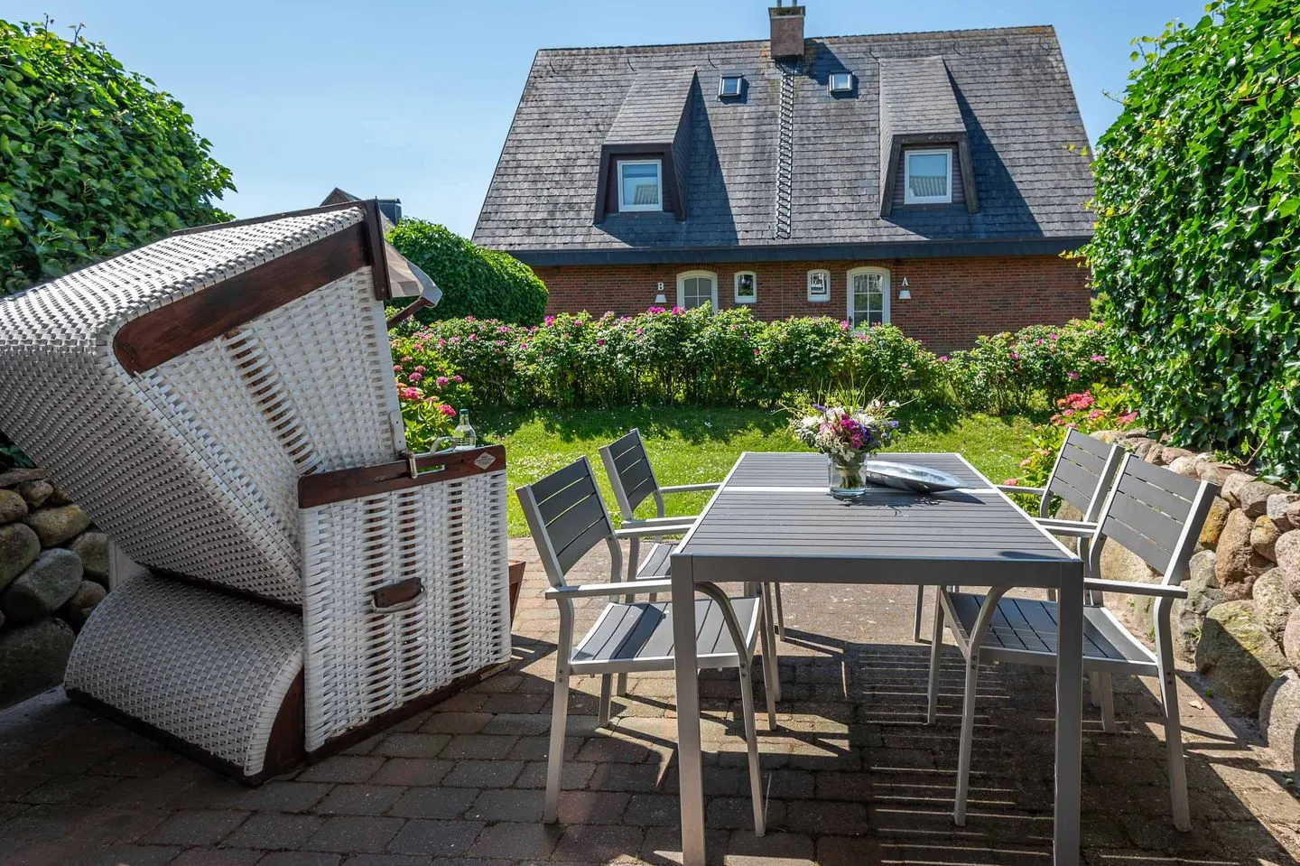 LH Haus Smer, App. 6 Wenningstedt - Terrasse
