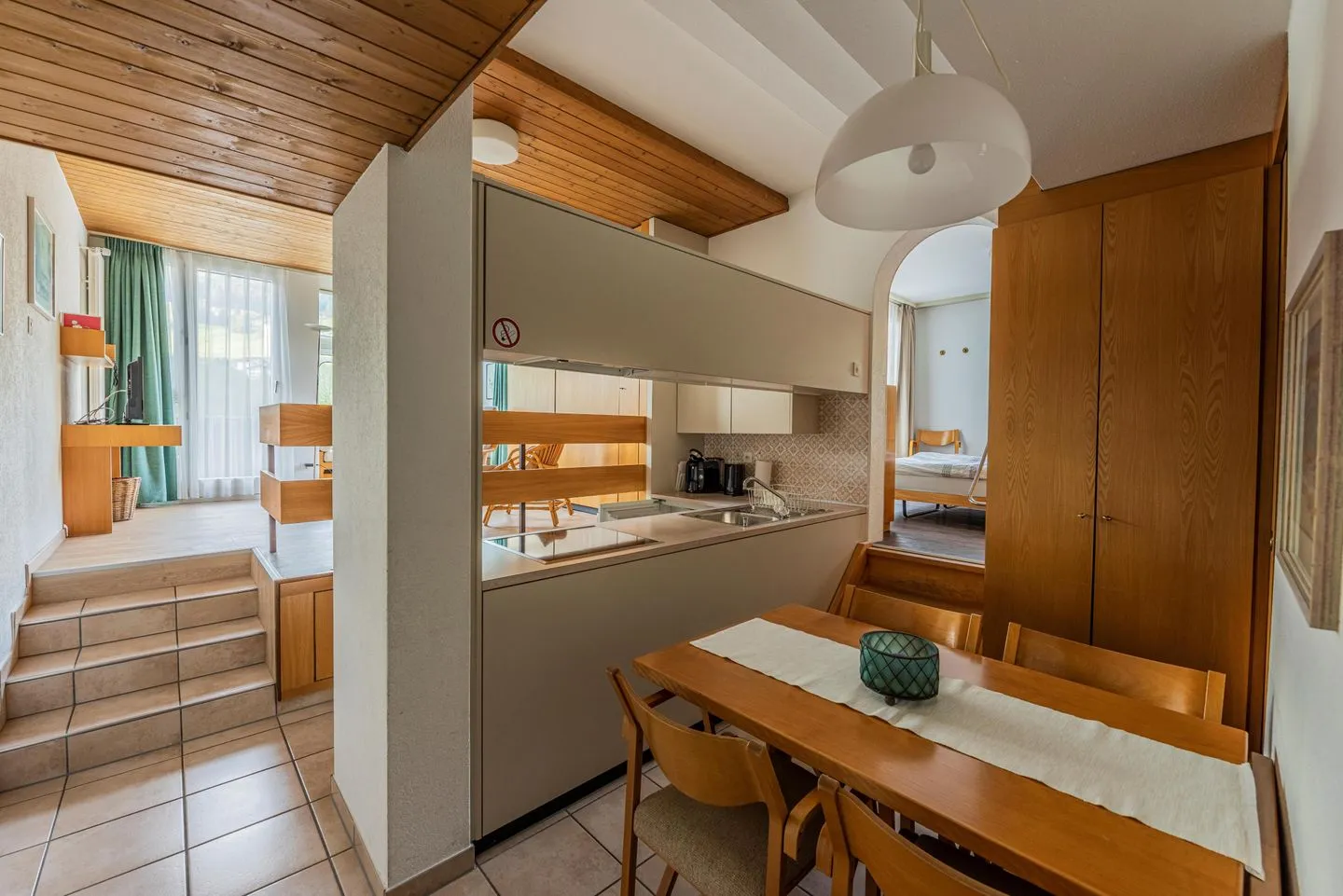 Residenza Tga Clo Apartment 407 Savognin - Küche / Küchenzeile