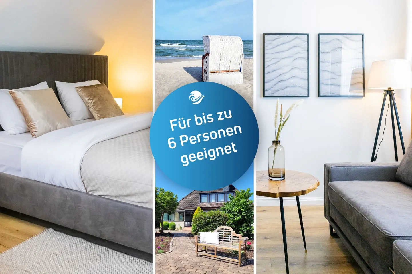 Moderne Ferienunterkunft in ruhiger Lage und nur 7 Gehminuten vom Strand entfernt - hoher Schlafkomfort und Gartenzugang Haffkrug - Scharbeutz - Modernes Appartement mit Momentic-Service