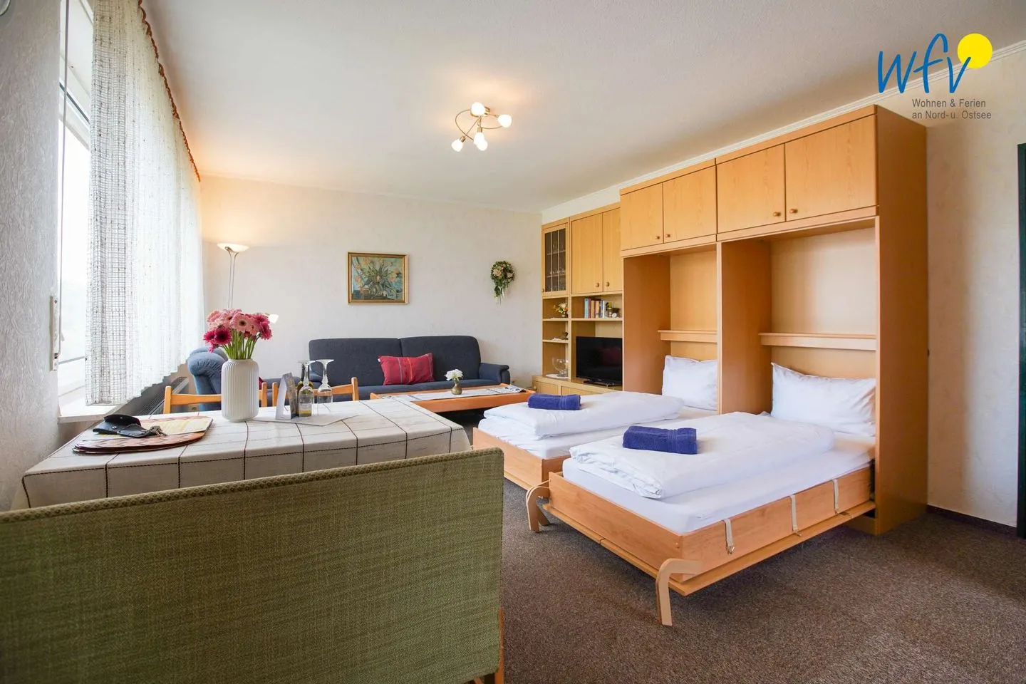 Hus Fentje Ferienwohnung 1 Borkum - Wohnzimmer