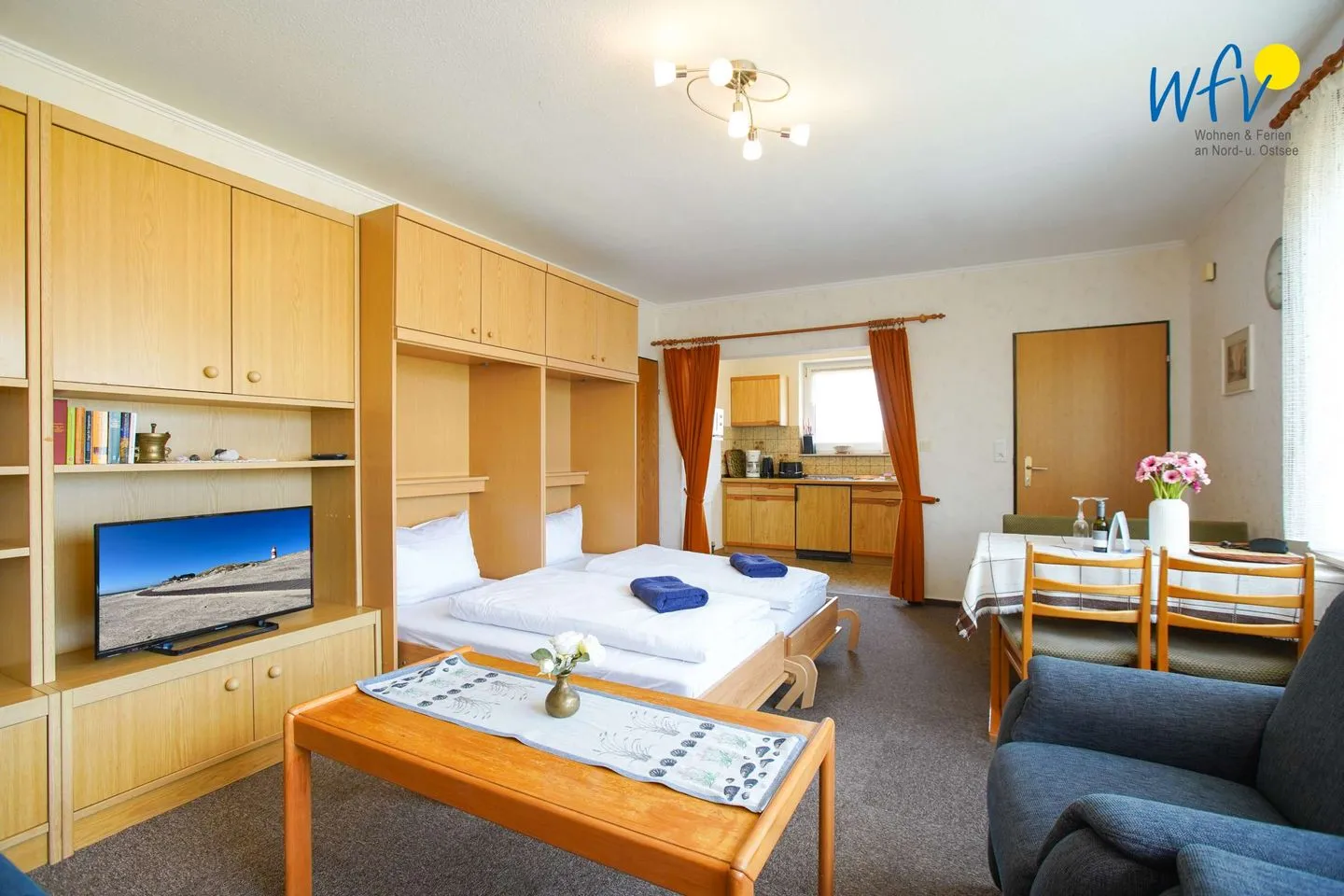 Hus Fentje Ferienwohnung 1 Borkum - Wohnzimmer