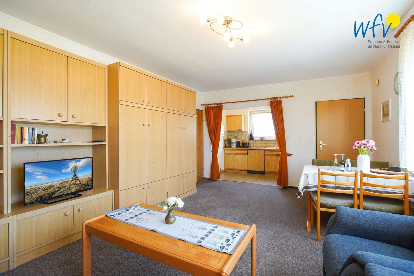 Hus Fentje Ferienwohnung 1 Borkum - Wohnzimmer