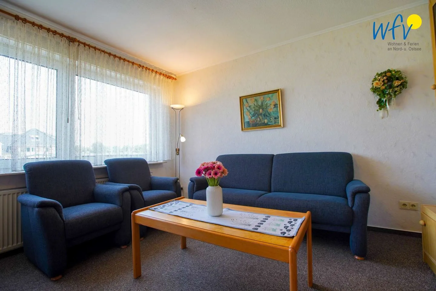Hus Fentje Ferienwohnung 1 Borkum - Wohnzimmer