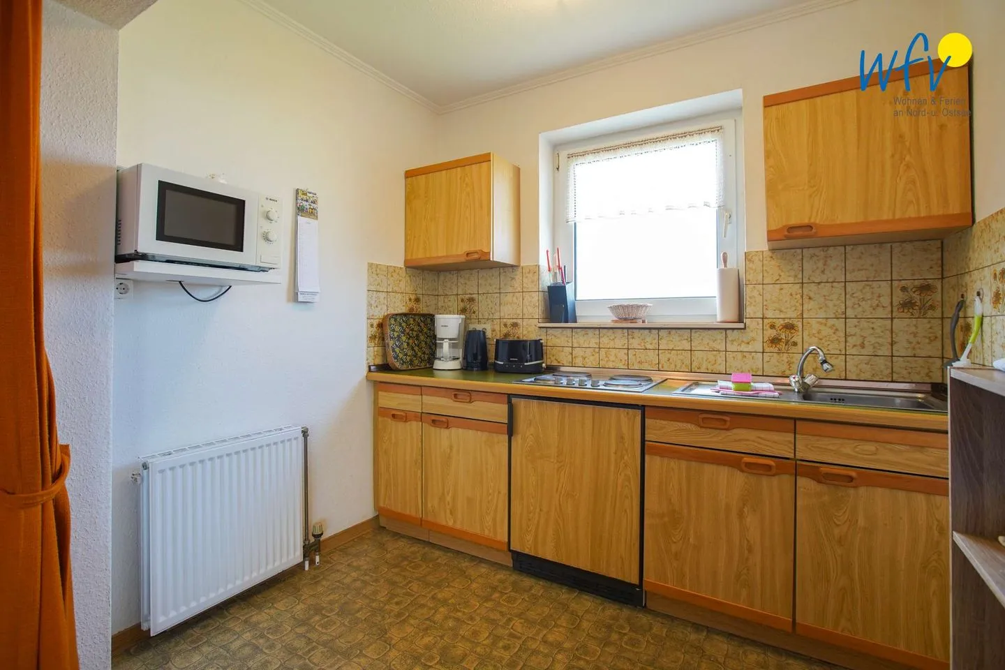 Hus Fentje Ferienwohnung 2 Borkum - Küche / Küchenzeile