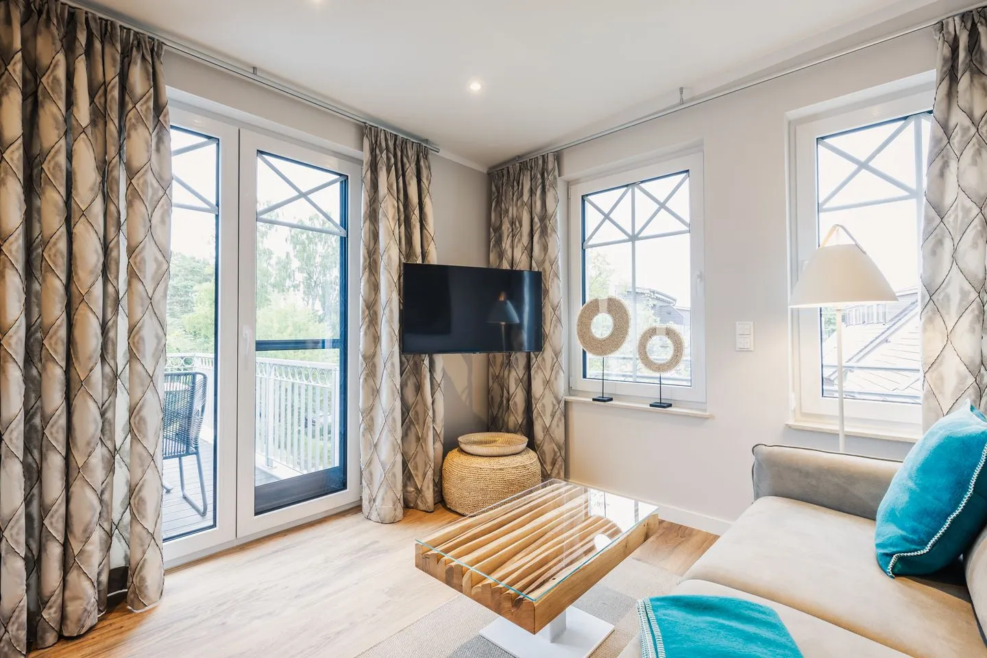 Ferienwohnung Auszeit Zingst - Wohnzimmer