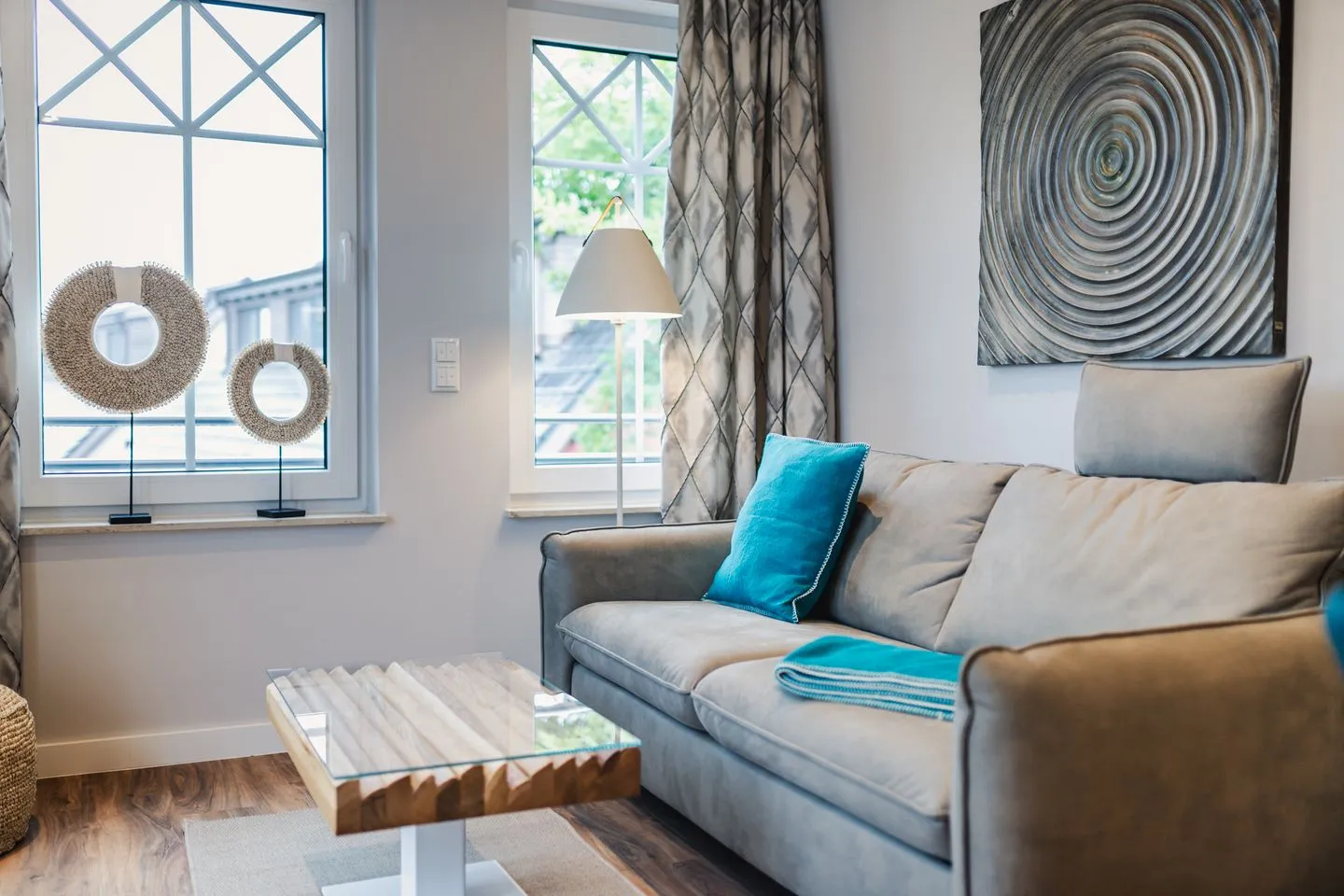 Ferienwohnung Auszeit Zingst - Wohnzimmer