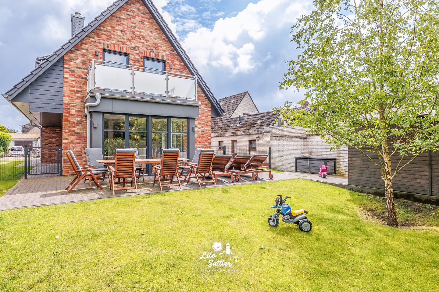 Ferienhaus Pricke Garten