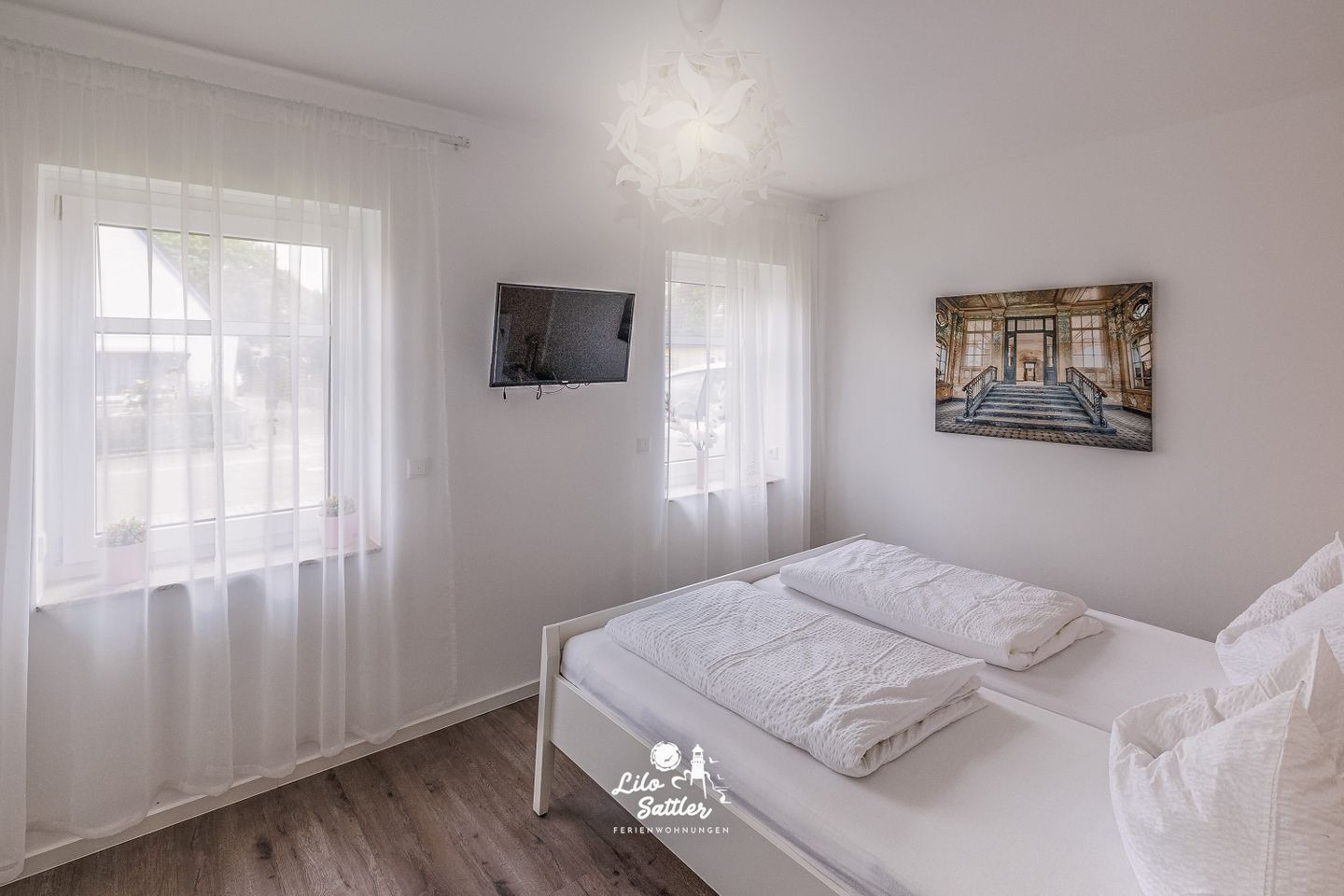 Ferienhaus Pricke Schlafzimmer 1